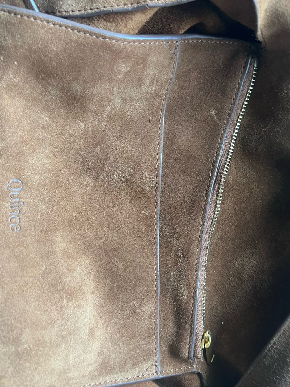 Quince Italian Hobo Shoulder Bag in Brown - Picture 6 of 6